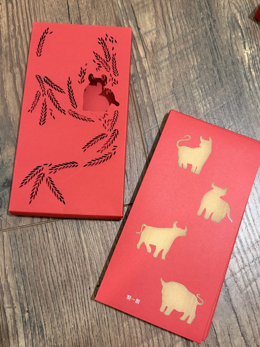 Hermes red envelop year of ox
